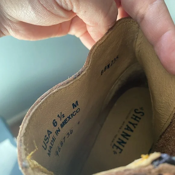 Shyanne Brown Floral Embroidered Ankle Booties (they’re new with not box) - Picture 5 of 7